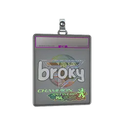 Sticker Slab | broky (Holo, Champion) | Antwerp 2022