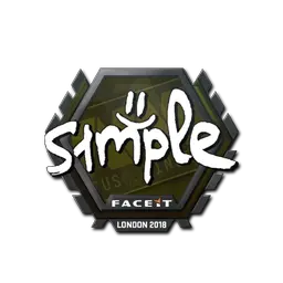 Sticker | s1mple | London 2018