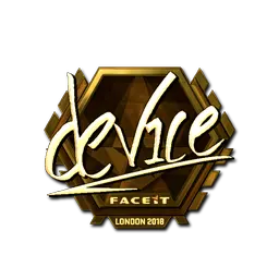 Sticker | device (Gold) | London 2018