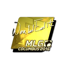 Sticker | WorldEdit (Gold) | MLG Columbus 2016