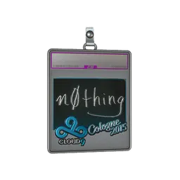 Sticker Slab | n0thing (Foil) | Cologne 2015