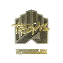 Sticker | TRAVIS (Gold) | Copenhagen 2024