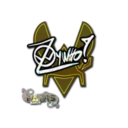 Sticker | ZywOo (Glitter) | Paris 2023