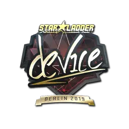 Sticker | device (Gold) | Berlin 2019