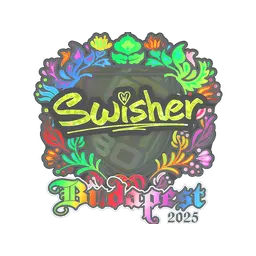 Sticker | Swisher (Holo) | Budapest 2025