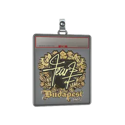 Sticker Slab | fEAR (Gold) | Budapest 2025