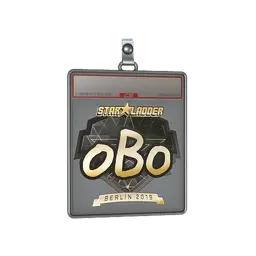 Sticker Slab | oBo (Gold) | Berlin 2019