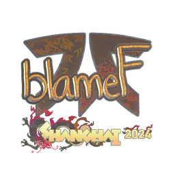 Sticker | blameF (Holo) | Shanghai 2024
