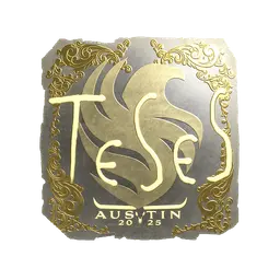 Sticker | TeSeS (Gold) | Austin 2025