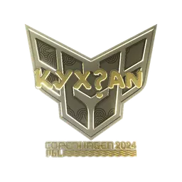 Sticker | kyxsan (Gold) | Copenhagen 2024