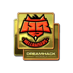 Sticker | HellRaisers (Gold) | DreamHack 2014