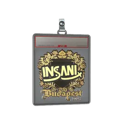 Sticker Slab | insani (Gold) | Budapest 2025