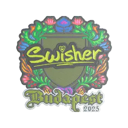 Sticker | Swisher (Embroidered) | Budapest 2025