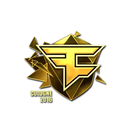 Sticker | FaZe Clan (Gold) | Cologne 2016