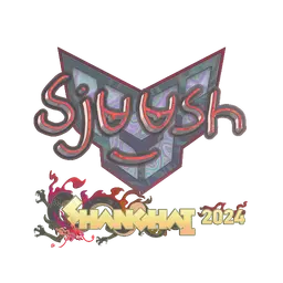 Sticker | sjuush (Holo) | Shanghai 2024