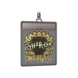 Sticker Slab | sh1ro (Gold) | Budapest 2025