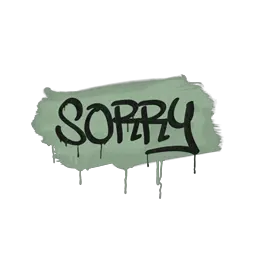 Sealed Graffiti | Sorry (Cash Green)