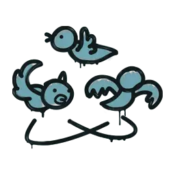 Sealed Graffiti | Dizzy (Wire Blue)