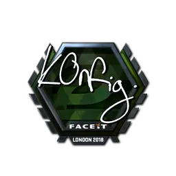 Sticker | k0nfig (Foil) | London 2018