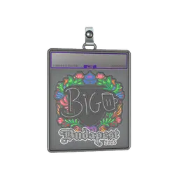 Sticker Slab | biguzera (Embroidered) | Budapest 2025