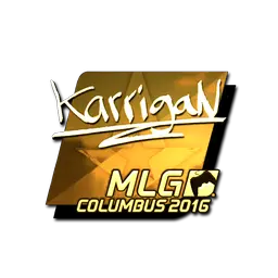 Sticker | karrigan (Gold) | MLG Columbus 2016