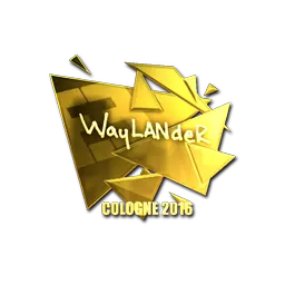 Sticker | wayLander (Gold) | Cologne 2016