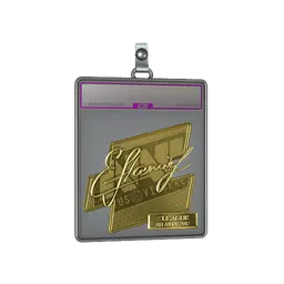 Sticker Slab | flamie (Gold) | Atlanta 2017