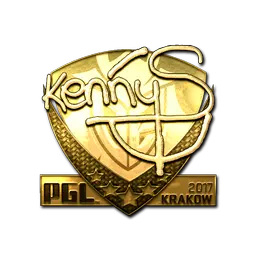 Sticker | kennyS (Gold) | Krakow 2017