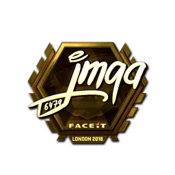 Sticker | jmqa (Gold) | London 2018