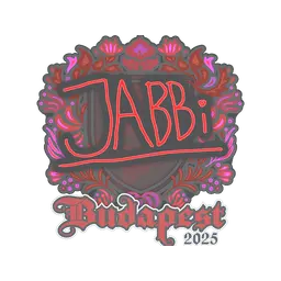 Sticker | jabbi | Budapest 2025