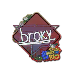 Sticker | broky (Glitter) | Rio 2022