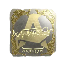 Sticker | XANTARES (Gold) | Austin 2025