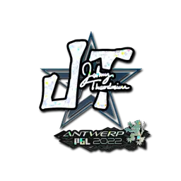 Sticker | JT (Glitter) | Antwerp 2022