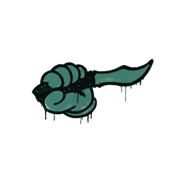 Sealed Graffiti | Backstab (Frog Green)