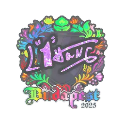 Sticker | L1haNg (Holo) | Budapest 2025