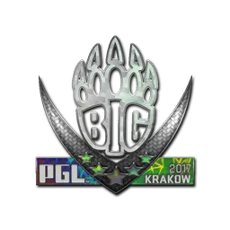 Sticker | BIG (Holo) | Krakow 2017