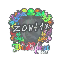 Sticker | zont1x (Holo) | Budapest 2025