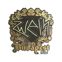 Sticker | zweih (Gold) | Budapest 2025