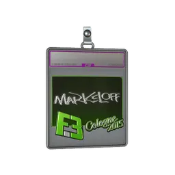 Sticker Slab | markeloff (Foil) | Cologne 2015
