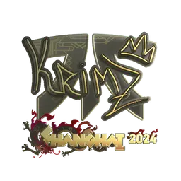 Sticker | KRIMZ (Gold) | Shanghai 2024