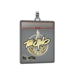 Sticker Slab | Techno4K (Gold) | Paris 2023