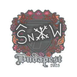 Sticker | snow | Budapest 2025