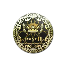 Sticker | Dust II (Gold)