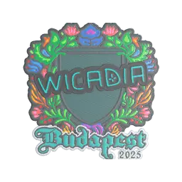 Sticker | Wicadia (Embroidered) | Budapest 2025