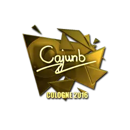 Sticker | cajunb (Gold) | Cologne 2016