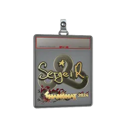 Sticker Slab | Ax1Le (Gold) | Shanghai 2024