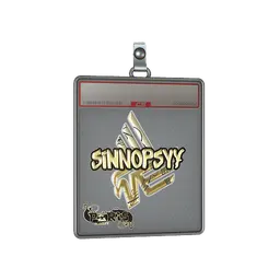 Sticker Slab | sinnopsyy (Gold) | Paris 2023