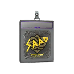 Sticker Slab | saadzin (Foil) | Austin 2025