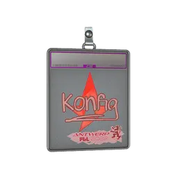 Sticker Slab | k0nfig (Holo) | Antwerp 2022