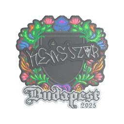 Sticker | kensizor (Embroidered) | Budapest 2025